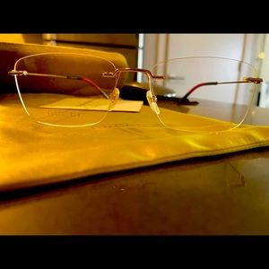 Gucci rimless glasses